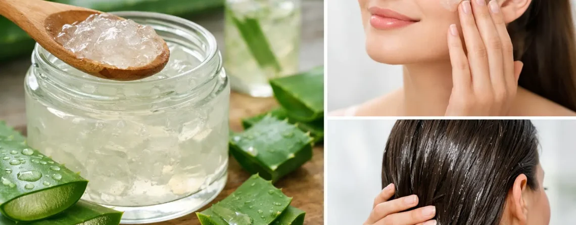 Aloe vera gel upotreba za kožu i kosu