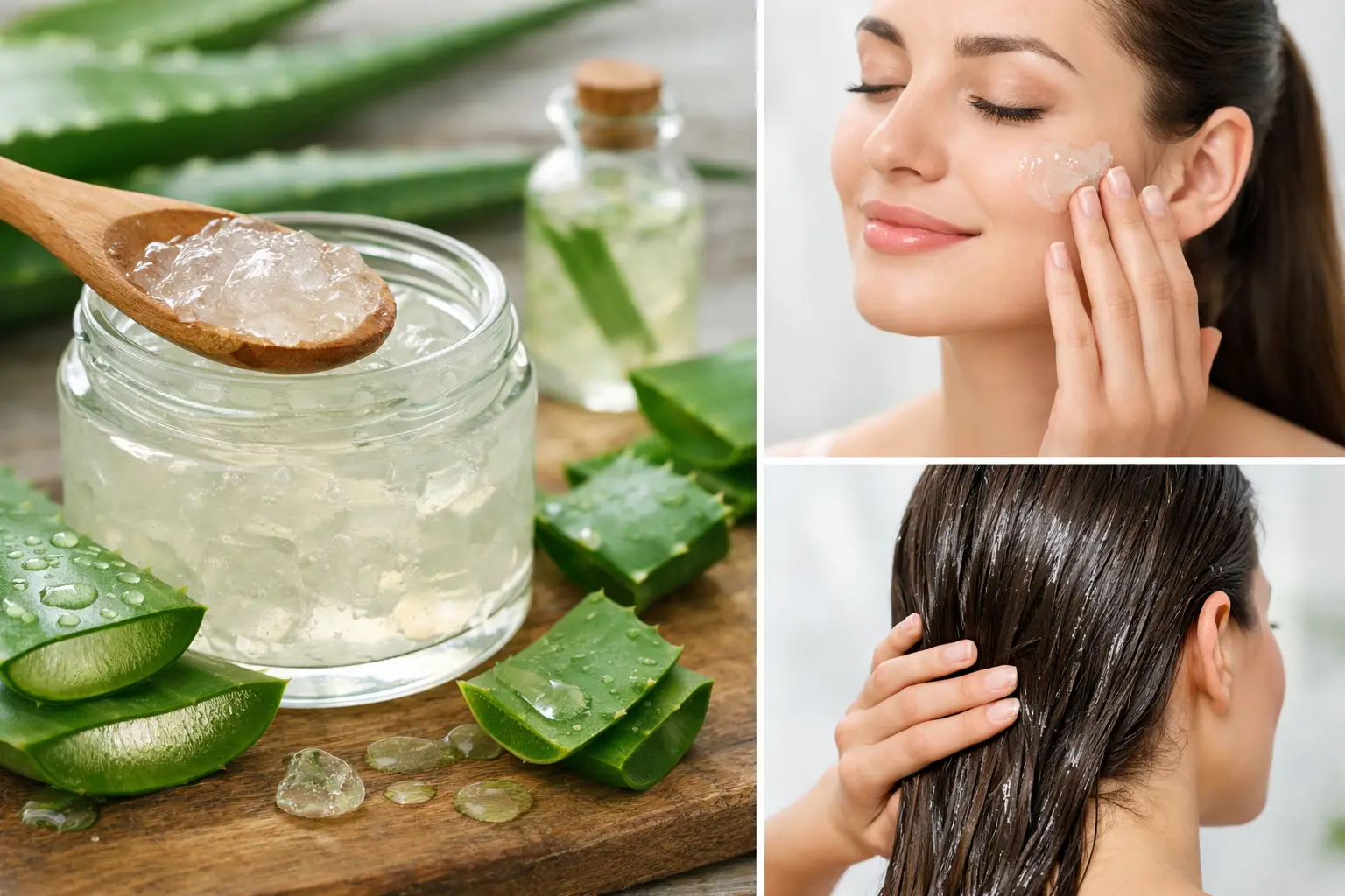 Aloe vera gel upotreba za kožu i kosu