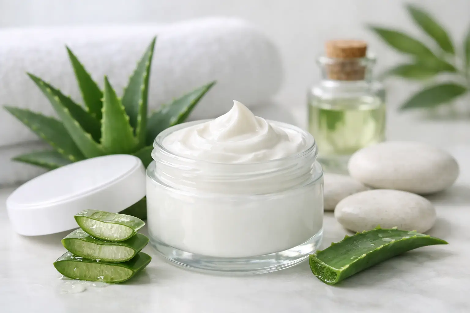 Aloe vera krema za njegu suhe i osjetljive kože